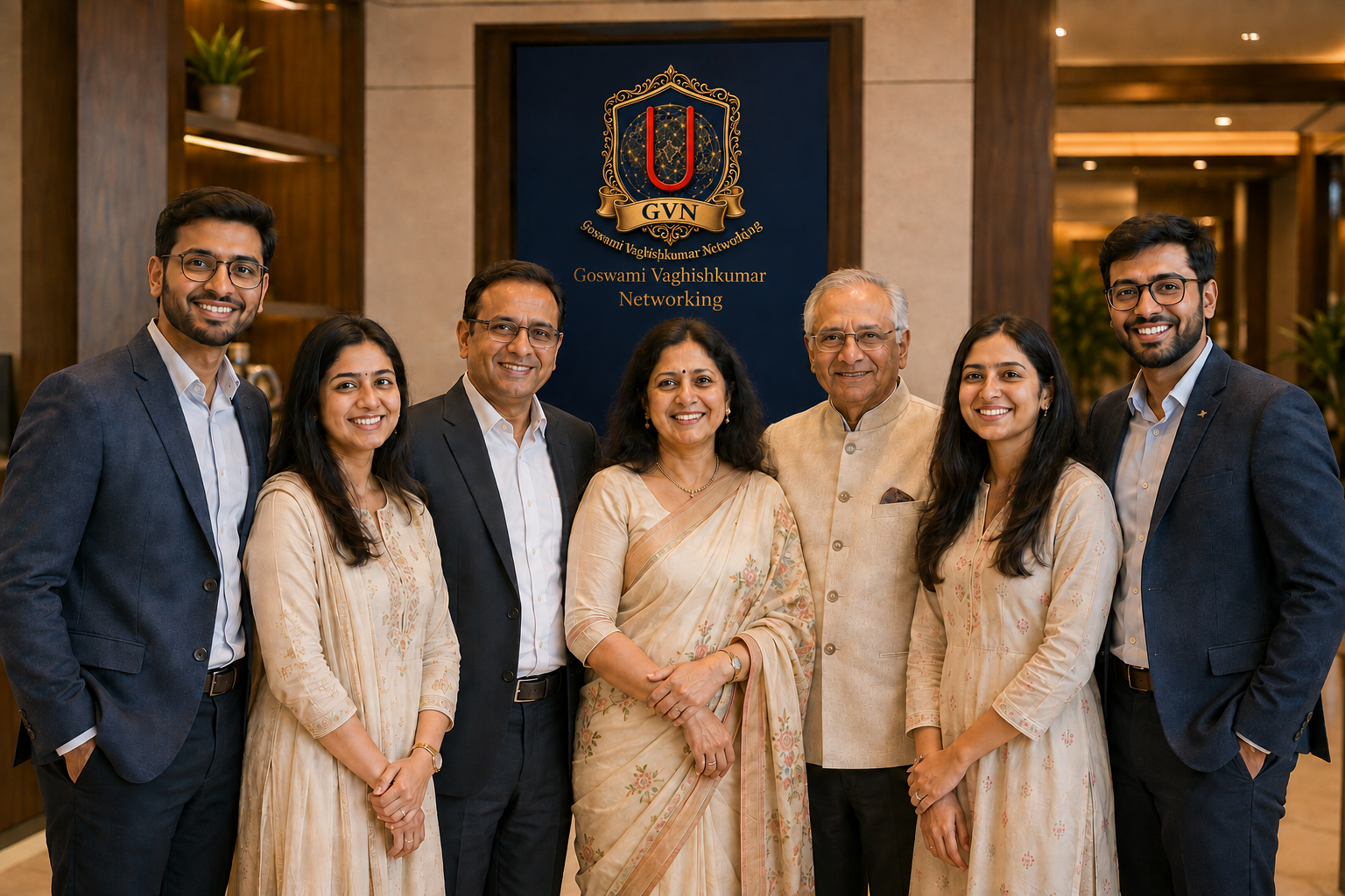 GVN family — Goswami Vagishkumar Networking members joined together